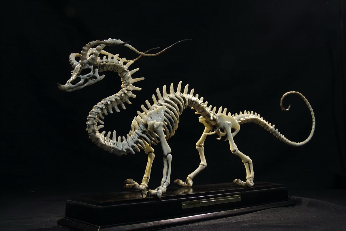 Crawling Dragon Skeleton